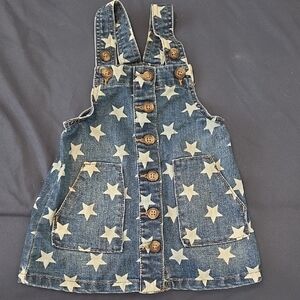 Wonder Nation Blue Star Print Kids Casual Dress